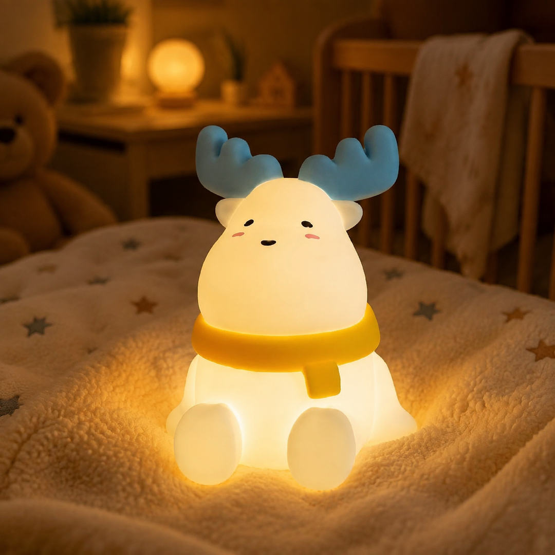 Rendier Siliconen Tafellamp LED USB Oplaadbaar