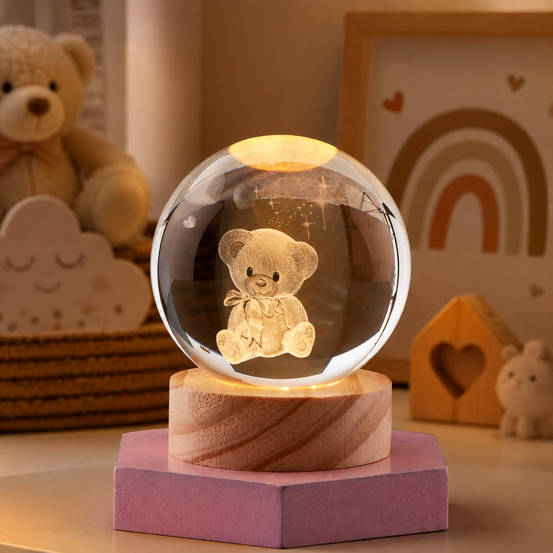 Spatio Orb 3D Kristallen Nachtlamp