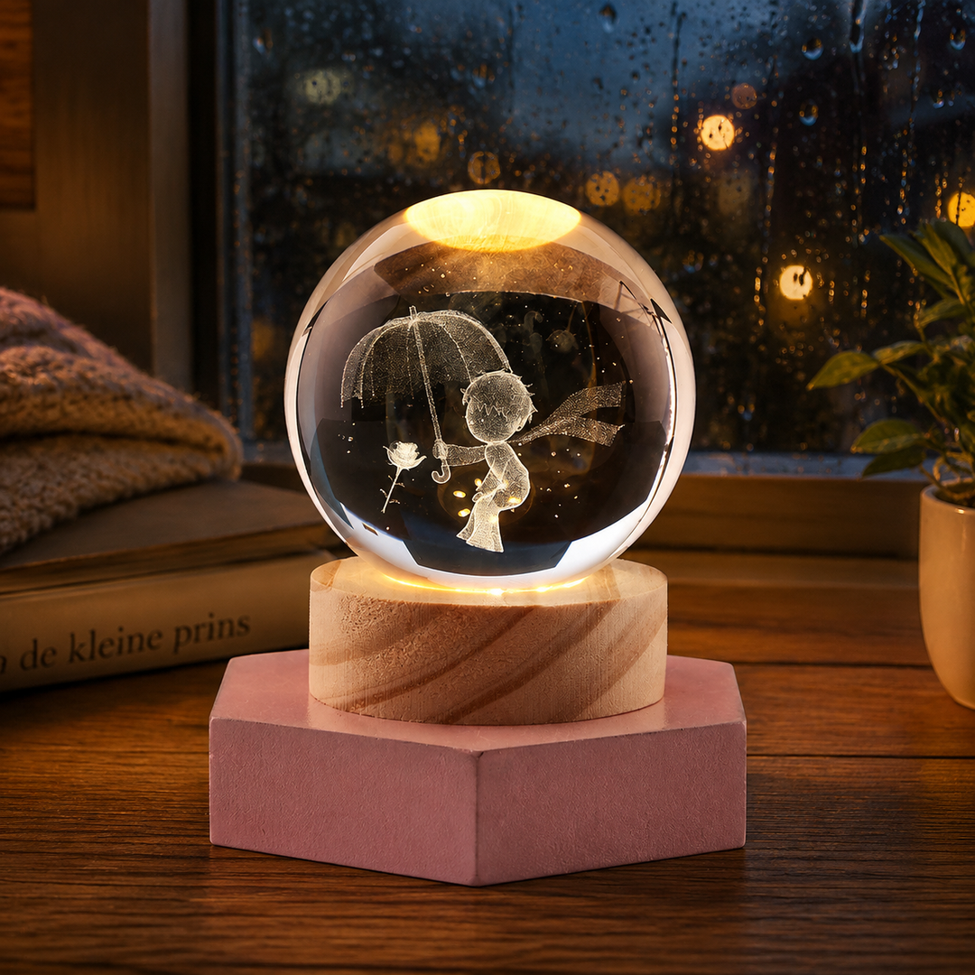 Spatio Orb 3D Kristallen Nachtlamp