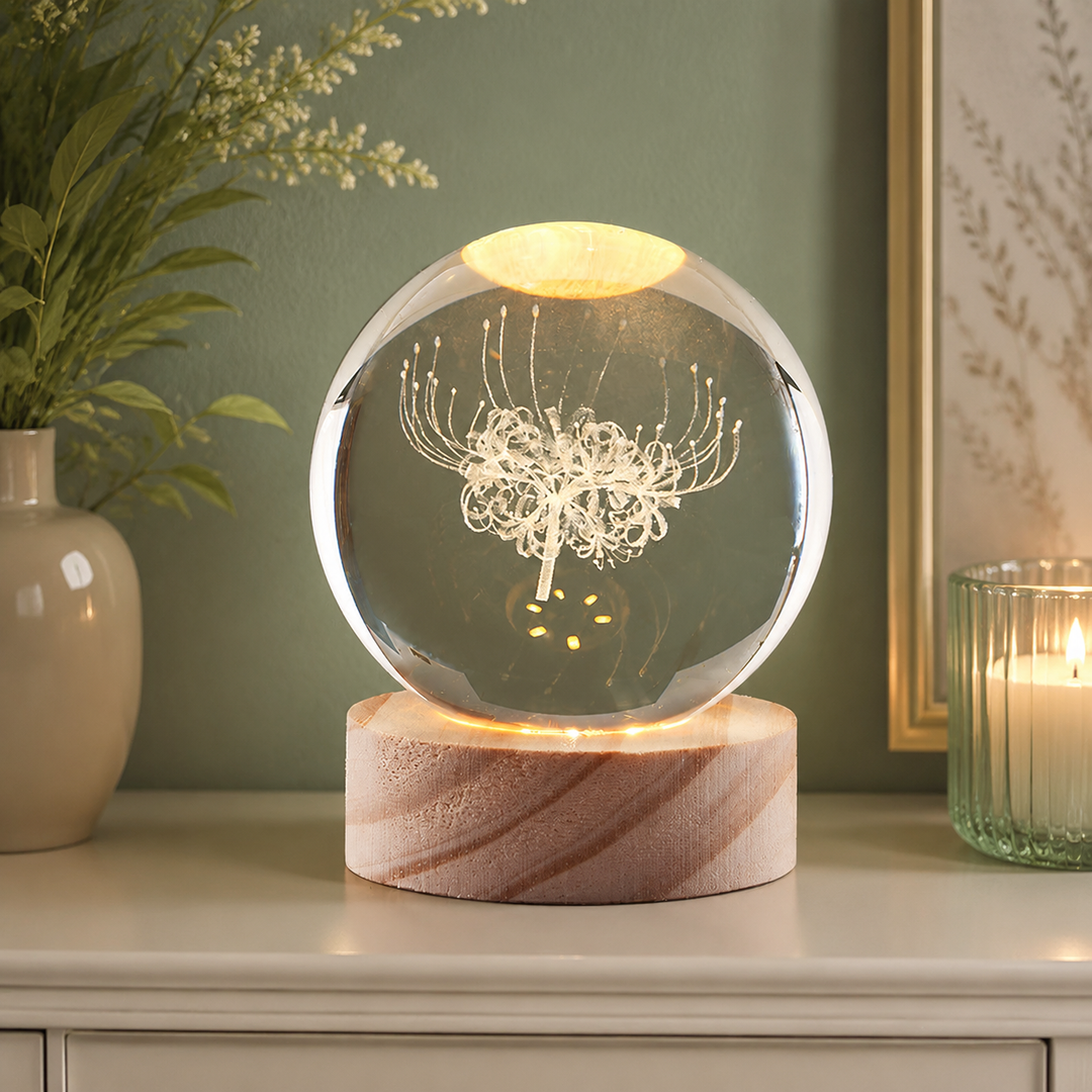 Spatio Orb 3D Kristallen Nachtlamp