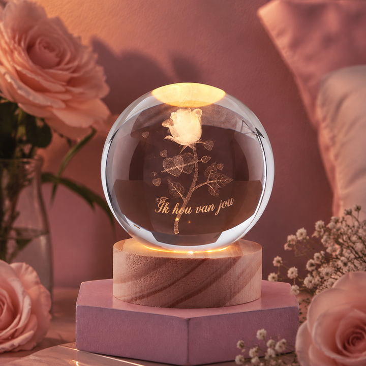 Spatio Orb 3D Kristallen Nachtlamp