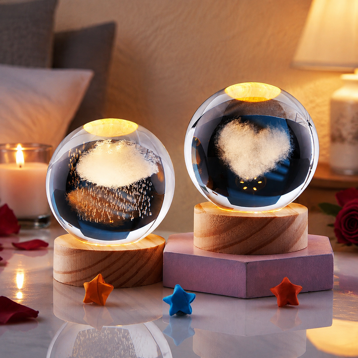 Spatio Orb 3D Kristallen Nachtlamp