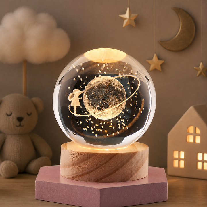 Spatio Orb 3D Kristallen Nachtlamp