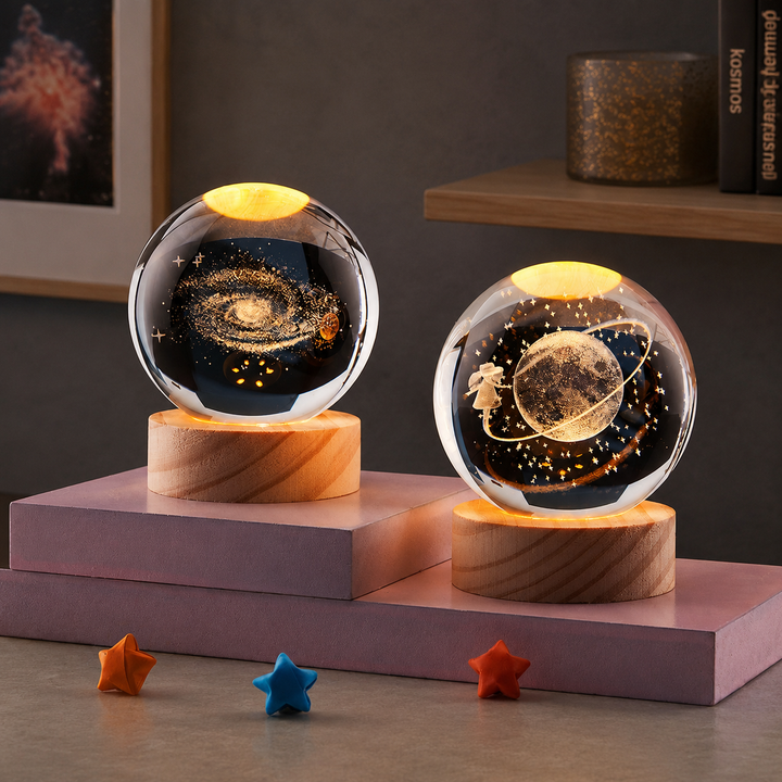Spatio Orb 3D Kristallen Nachtlamp
