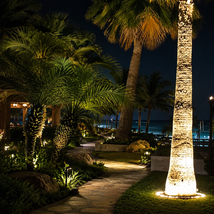 LED Boomring Verlichting Grond 360° Tuin