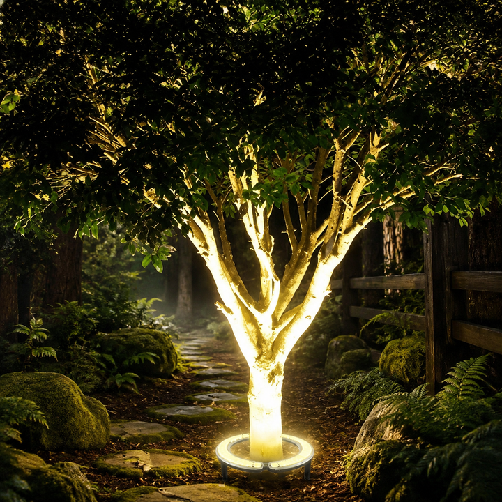 LED Boomring Verlichting Grond 360° Tuin