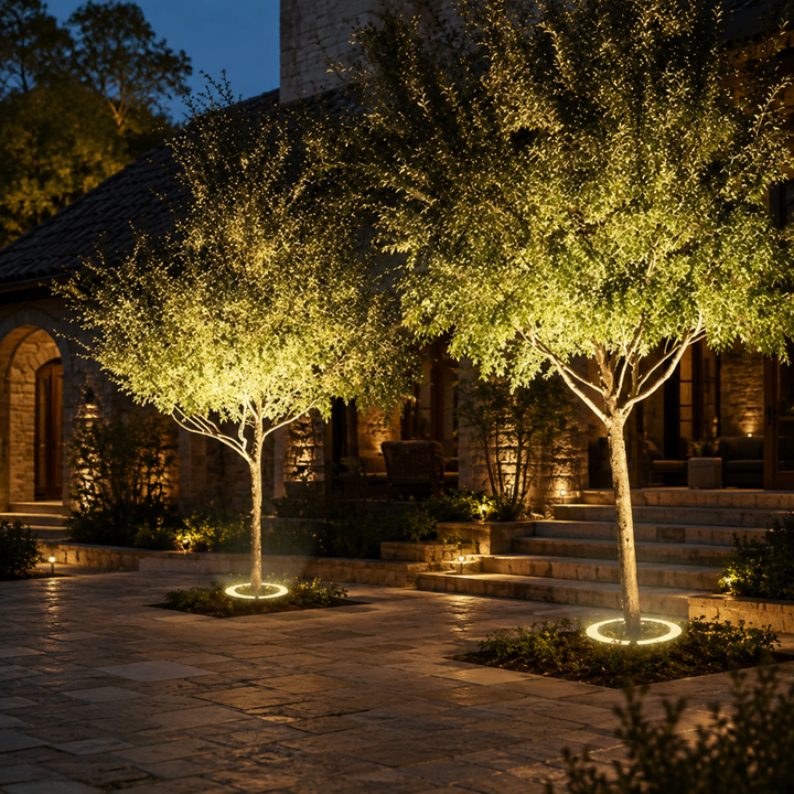 LED Boomring Verlichting Grond 360° Tuin