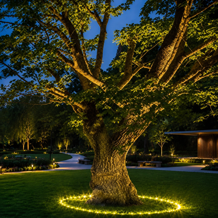 LED Boomring Verlichting Grond 360° Tuin