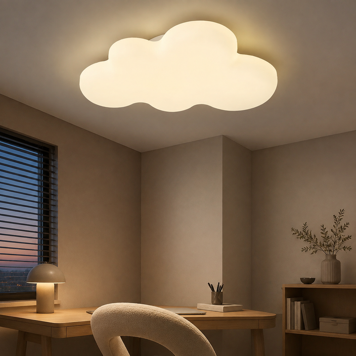 Plafondlamp Wolk Modern Cartoon Gebroken Wit LED