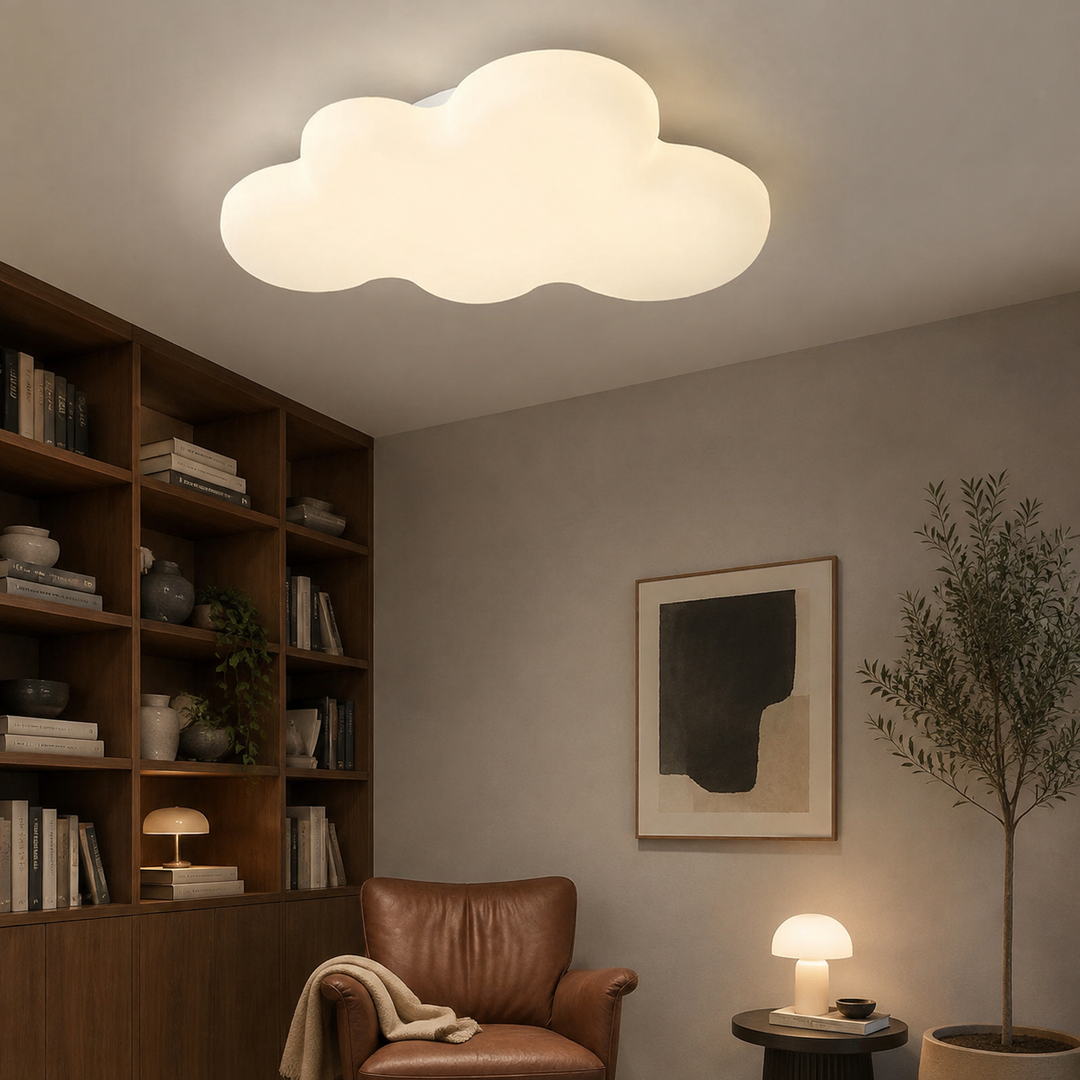 Plafondlamp Wolk Modern Cartoon Gebroken Wit LED