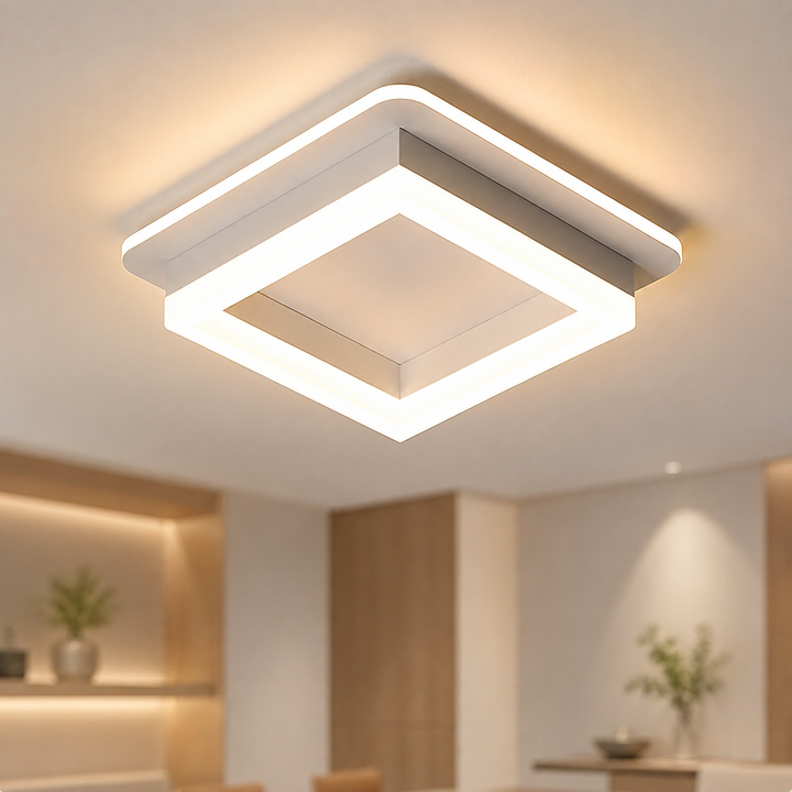 Metalen Acryl Vierkante LED Plafondlamp Modern