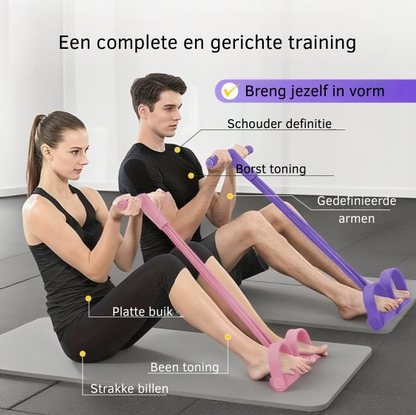 PowerPedal- Compacte full-body weerstandsband.