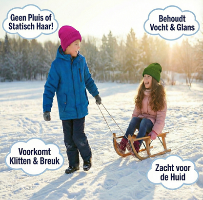 The Satin Shield Beanie - Satijn gevoerde muts tegen pluizig haar