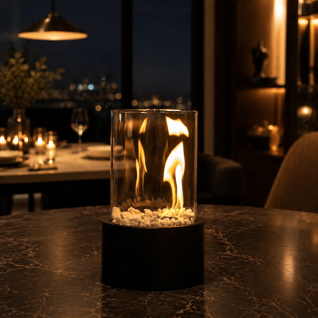Ignis Tafellamp, Tijdloze Olielamp met Betoverende Gloed