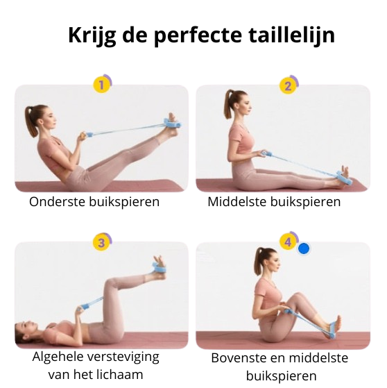 PowerPedal- Compacte full-body weerstandsband.