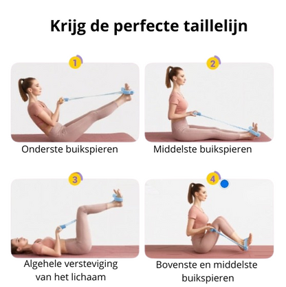 PowerPedal- Compacte full-body weerstandsband.