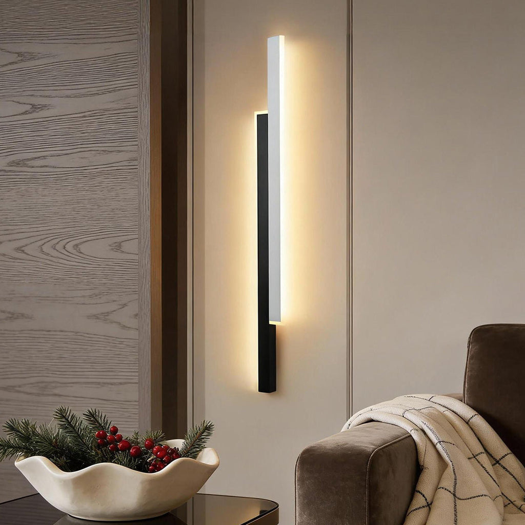 Vertical Wall Light Nordic Minimalist Dual-Strip LED Lamp
