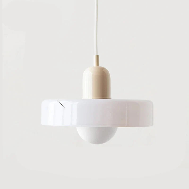 Moderne Hanglamp Kleurrijke Glazen Kap