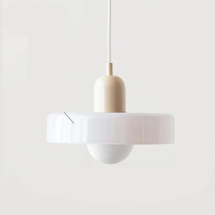 Moderne Hanglamp Kleurrijke Glazen Kap