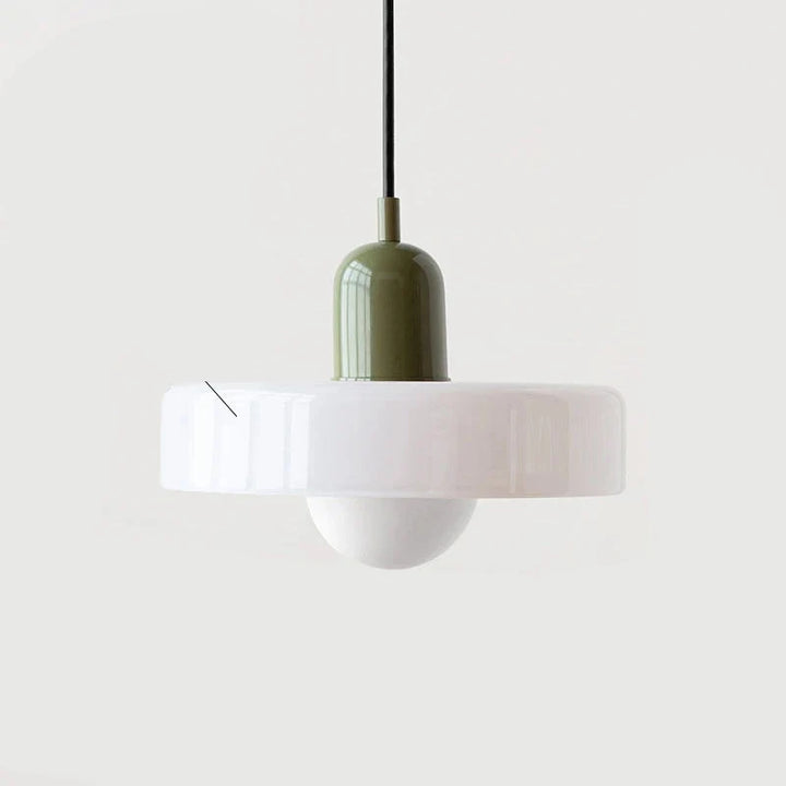 Moderne Hanglamp Kleurrijke Glazen Kap
