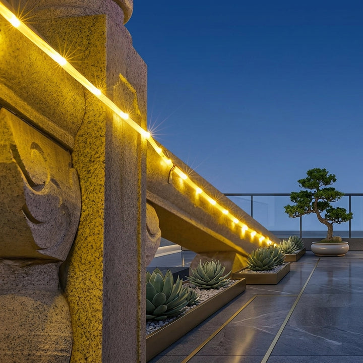 Flexibele Solar LED Strip Sterrenlicht Buiten Waterdicht