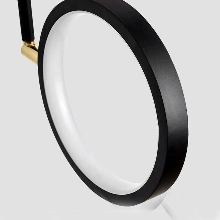 Scandinavische Wandlamp Zwart Goud Ring