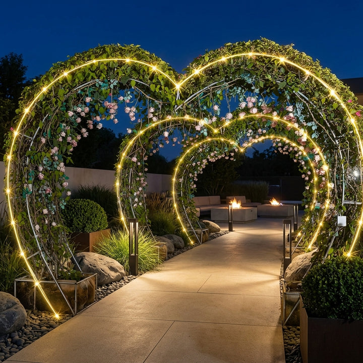 Flexibele Solar LED Strip Sterrenlicht Buiten Waterdicht