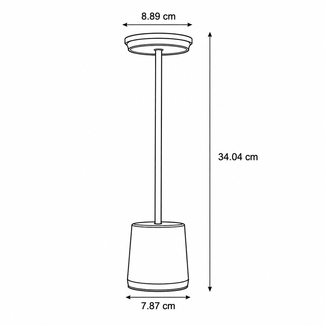 Draagbare Oplaadbare LED Tafellamp Sfeerlicht