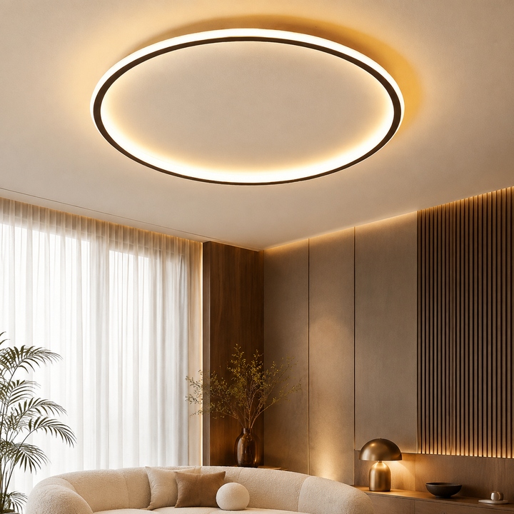 Ronde LED Plafondlamp Modern Goud