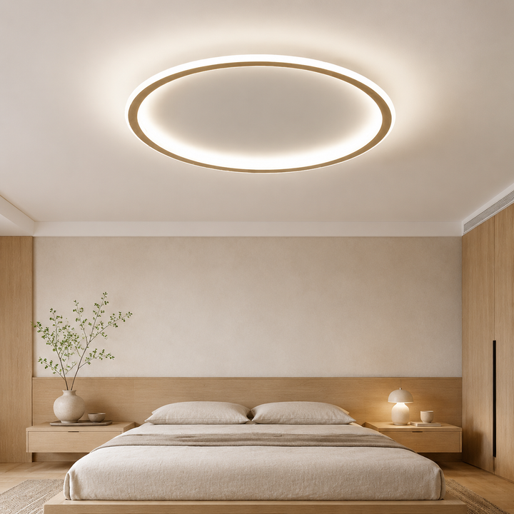Ronde LED Plafondlamp Modern Goud