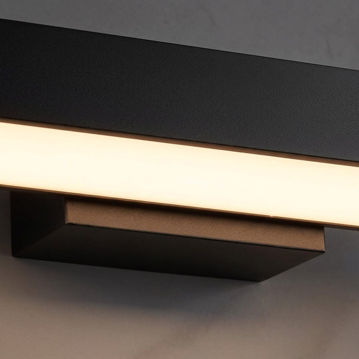 LED Lineaire Wandlamp Buiten Zwart Rechthoekig