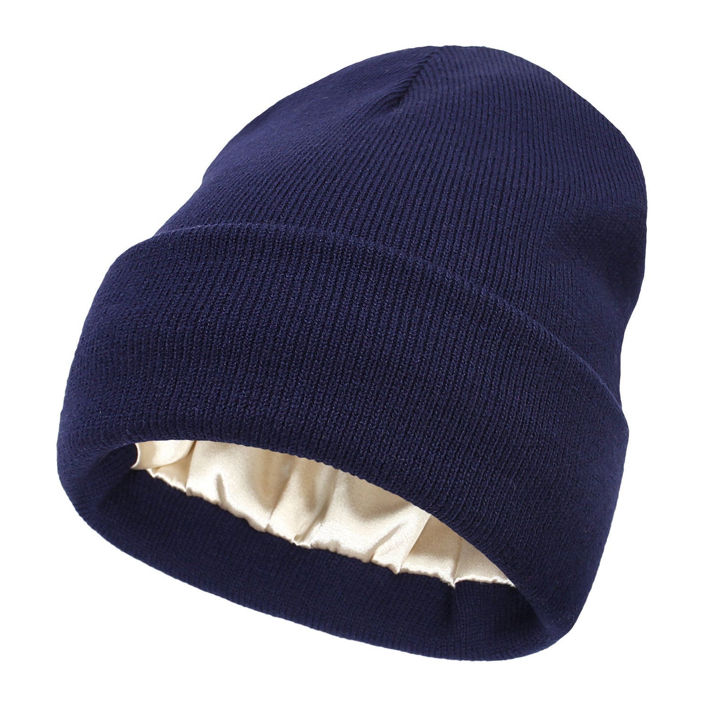 The Satin Shield Beanie - Satijn gevoerde muts tegen pluizig haar
