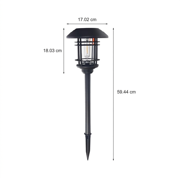 Duurzame Solar Buitenverlichting Roestvrij Staal en Glas