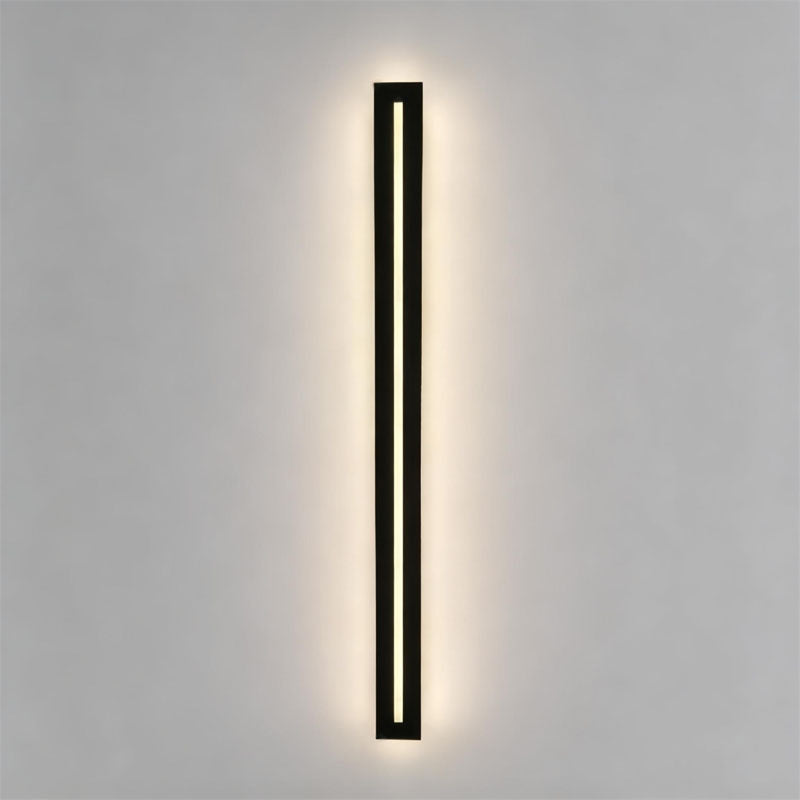 Long Black Wall Sconces Modern LED Linear Iron Light