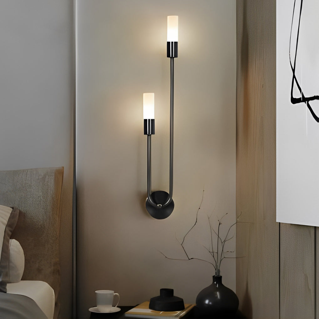 Modern Double Heads Wall Sconce Creative Luxury Metal Light