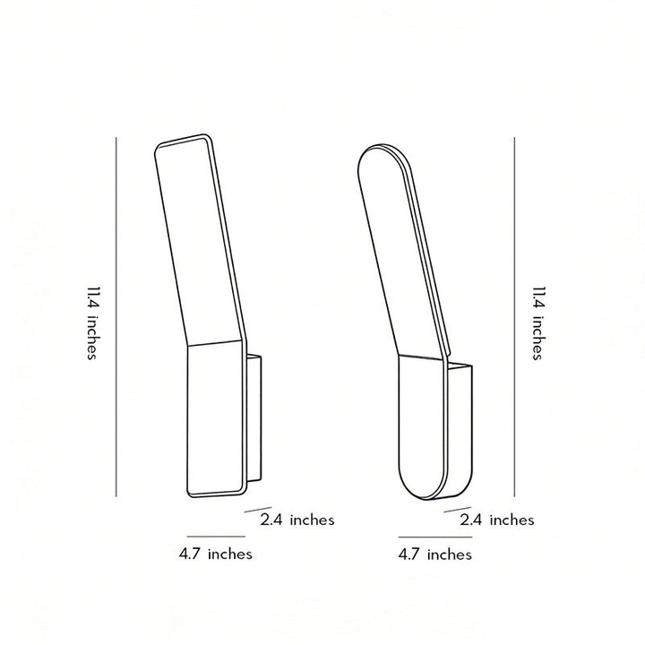 Minimalistische LED Wandlamp Aluminium – Indirect Verlicht