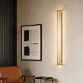 Long Black Wall Sconces Modern LED Linear Iron Light
