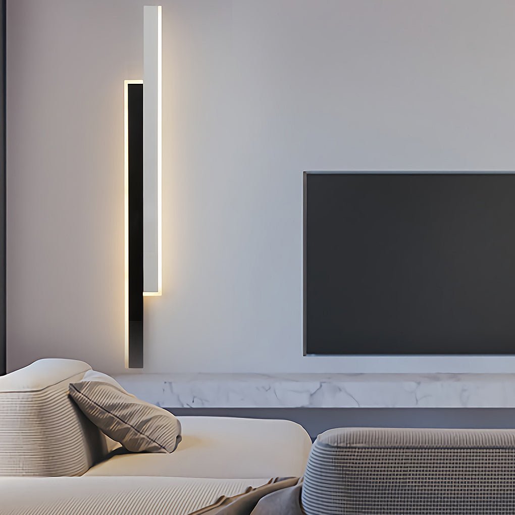 Vertical Wall Light Nordic Minimalist Dual-Strip LED Lamp