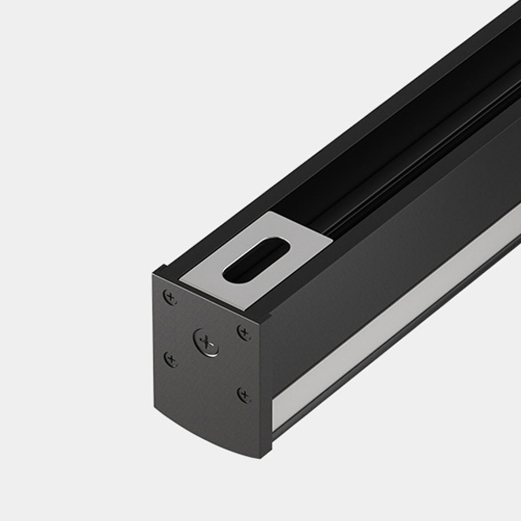 Modern Linear Wall Sconce Black Aluminum Ambient Lamp