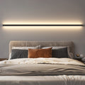 Modern Linear Wall Sconce Black Aluminum Ambient Lamp