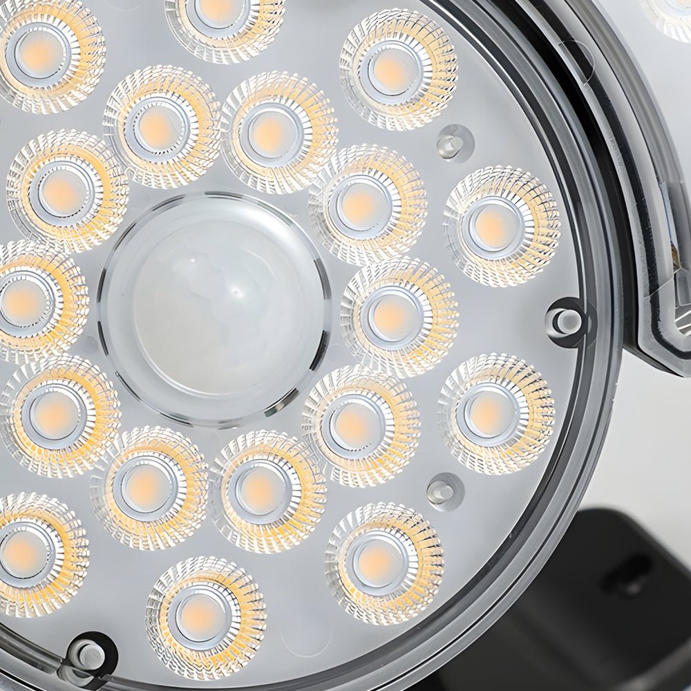 Solar Bewegingssensor Beveiligingslamp 3-Koppig LED