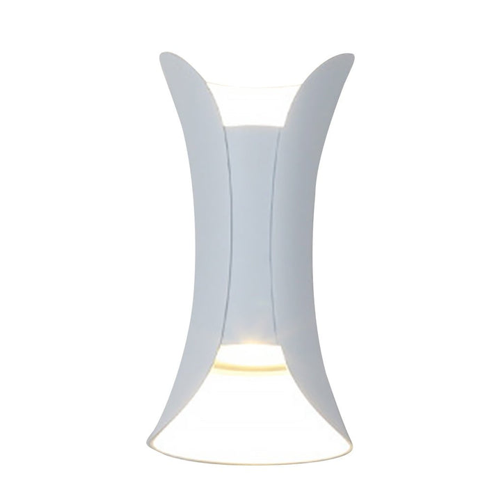 Op- en Neerwaartse Wandlamp Modern Gebogen LED Waterdicht