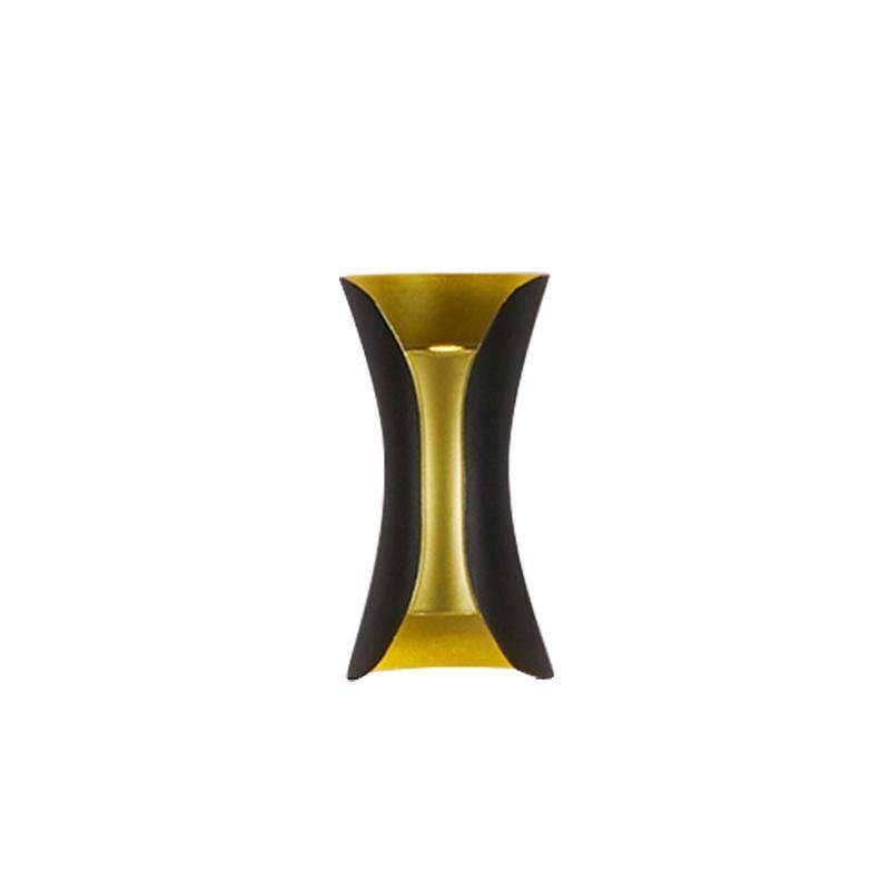 Op- en Neerwaartse Wandlamp Modern Gebogen LED Waterdicht