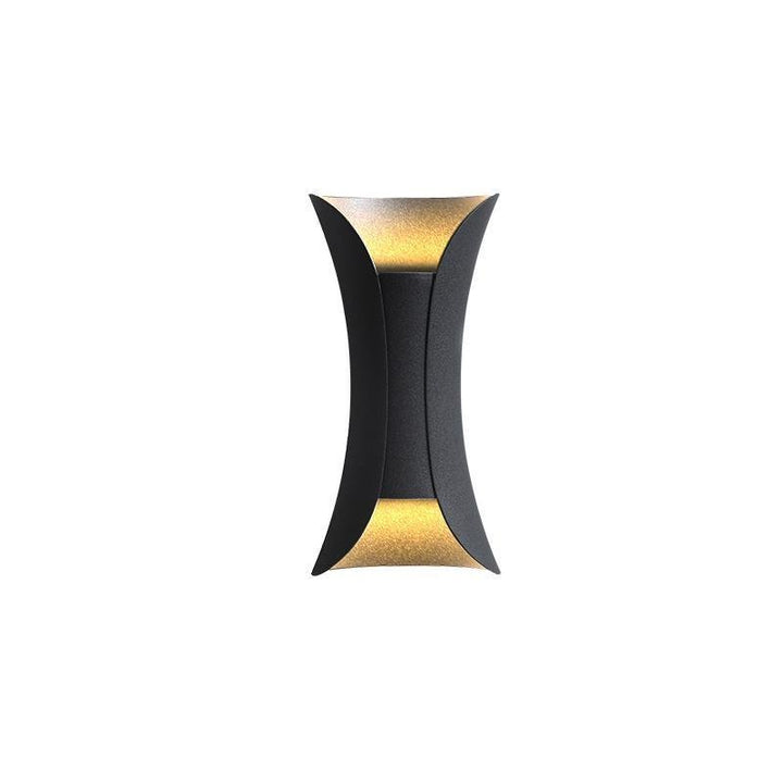 Op- en Neerwaartse Wandlamp Modern Gebogen LED Waterdicht