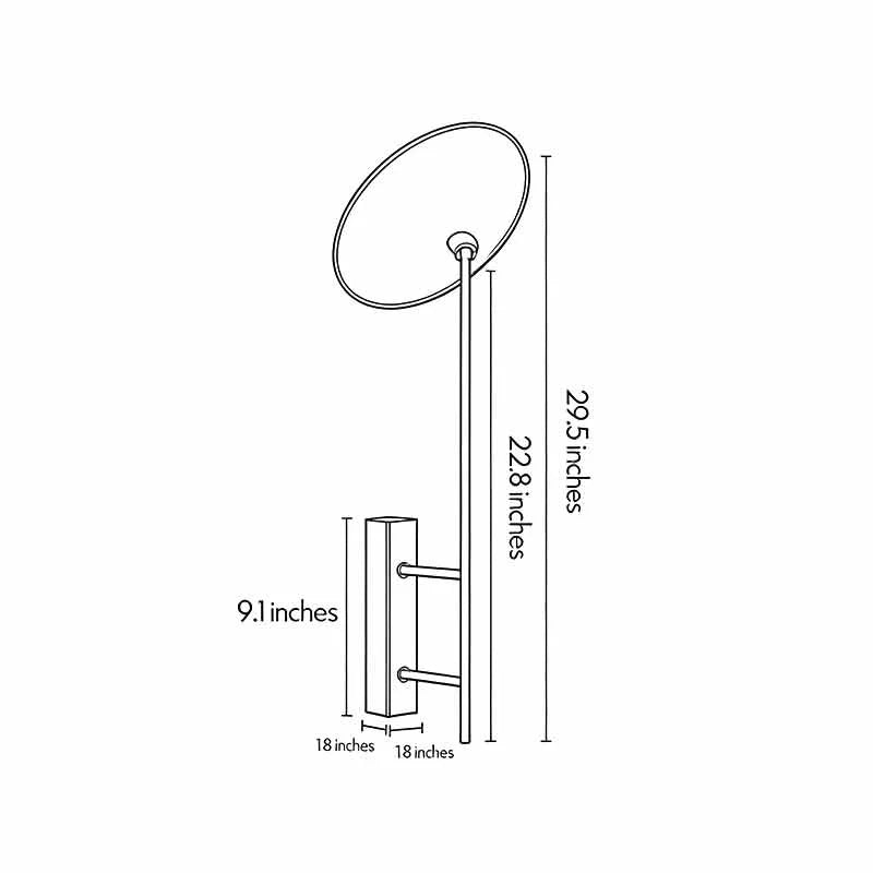 Verstelbare Wandlamp Modern Minimalistisch Marmer en Glas