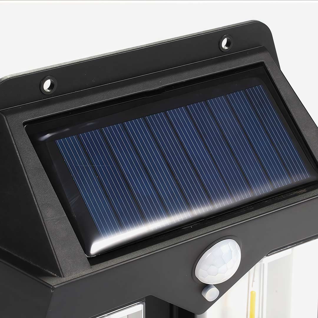Wandgemonteerde Solar Lantaarn Wolfraam Bewegingssensor